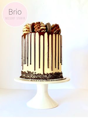 Peanut butter fudge cake at Brio Dessert Studio in Port Charlotte