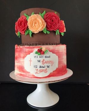 Family holiday cake at Brio Dessert Studio in Port Charlotte