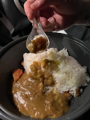 Vegan. Vegatsu curry  at Wagamama - Great Marlborough in London