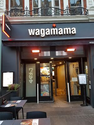 front + terrace at Wagamama - Leicester Square in London