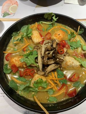 Vegan ramen, kare burosu ramen at Wagamama - New Mersey in Liverpool