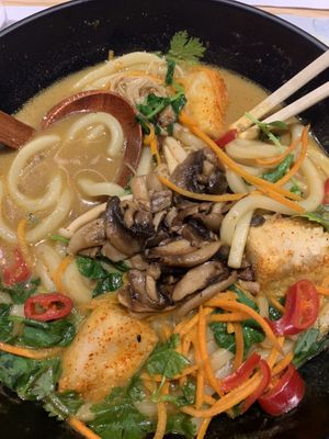 Vegan ramen, kare burosu ramen at Wagamama - New Mersey in Liverpool