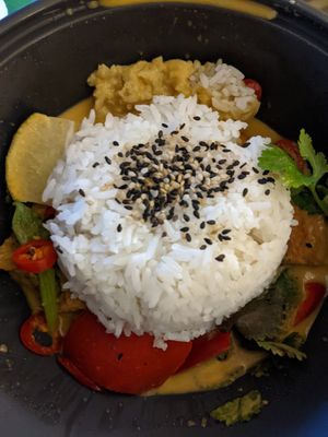 tofu raisukaree at Wagamama in Livingston