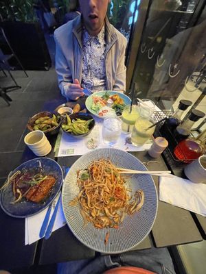   at Wagamama in Livingston