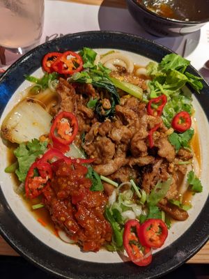 Vegan chicken ramen 💖 at Wagamama - St Peters Square in Manchester