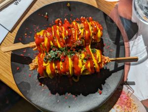 Vegan K-dogs at Wagamama in Salford