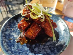 Vegan ribs at Wagamama in Salford