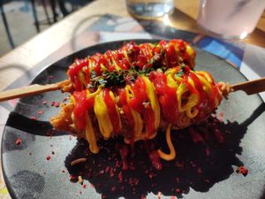 Vegan k-dogs at Wagamama in Salford