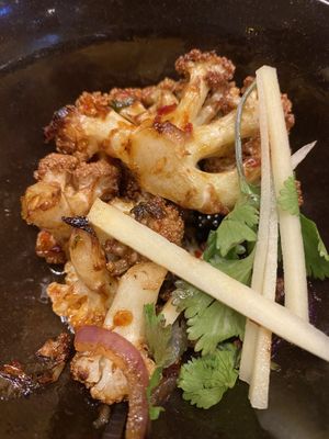 Bang bang cauliflower  at Wagamama in Newport