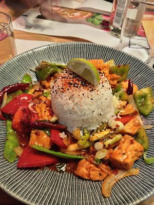 Tofu Firecracker at Wagamama - North Greenwich in South East London