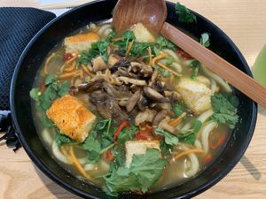 Too spicy for me “Kare burosu ramen" at Wagamama - North Greenwich in South East London