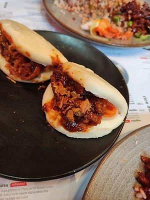 'Chicken' buns at Wagamama in Oxford