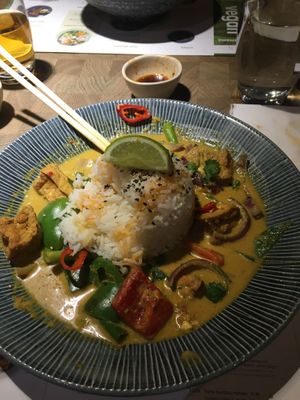 Raisukaree tofu  at Wagamama in Reading