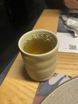 Green tea (it's free!)  at Wagamama - Southbank in South East London