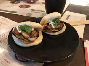 Bao buns at Wagamama - Southbank in South East London