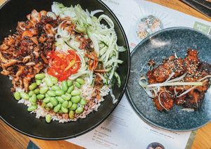 No duck donburi and sticky vegan ribs at Wagamama in Solihull