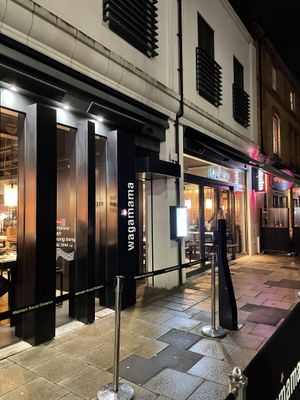 exterior #Veganuary at Wagamama in Watford