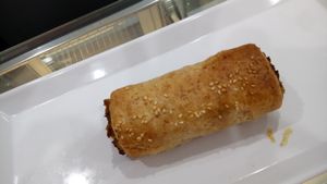 Sausage roll at Whole Food Deli in Marrickville