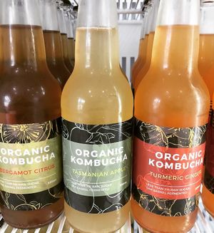 Black Radish Kombucha. Oak Barrel Fermented pick one up at Whole Food Deli, they are worth it at Whole Food Deli in Marrickville