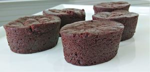 Gluten free chocolate Friands are the BOMB at Whole Food Deli in Marrickville