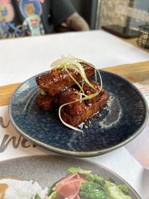 Sticky vegan ribs  at Wagamama in Fareham