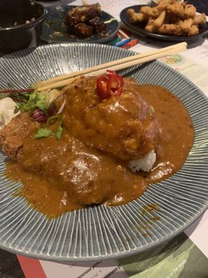 Vegan katsu curry  at Wagamama - Wimbledon in South West London