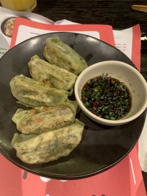 Dumplings  at Wagamama - Wimbledon in South West London