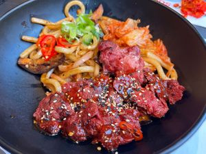 Lion’s mane ‘steak’ bulgogi #Veganuary at Wagamama - Wimbledon in South West London