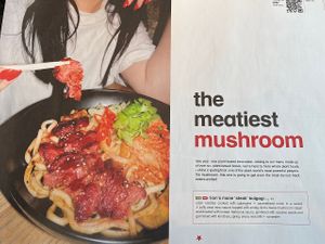 Placement advertising Veganuary special  #Veganuary at Wagamama - Wimbledon in South West London