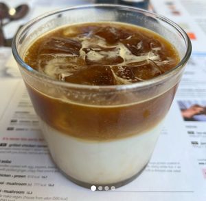 Iced oat latte  at Wagamama - Wimbledon in South West London