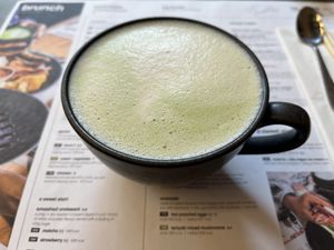 Oat matcha latte  at Wagamama - Wimbledon in South West London