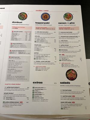 Menu 2  at Wagamama - Wimbledon in South West London