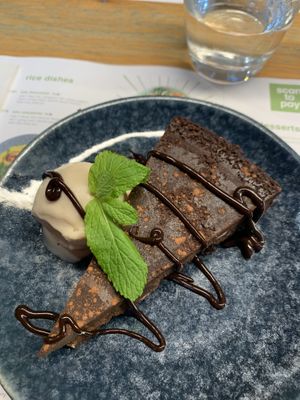 Vegan Orange Chocolate Cake  at Wagamama in Windsor