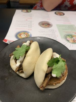 Mushroom buns ⭐️ best starter  at Wagamama in Windsor