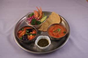 INDIAN THALI at Mirch Masala in Osaka