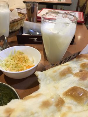 Delicious fresh Lassi at Mirch Masala in Osaka