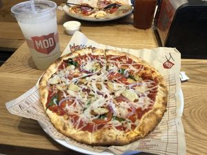 Very good pizza! at Mod Pizza - Westover Marketplace in San Antonio