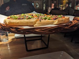 The vegan pizza (large) at Peppes Pizza - Stortorget in Tromsoe