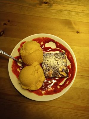 Good brownie at Peppes Pizza - Stortorget in Tromsoe