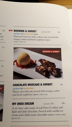 Vegan brownie! at Peppes Pizza - Stortorget in Tromsoe