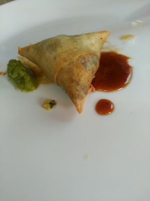 Empanadilla de verduras at Jai Mata Di in Tenerife