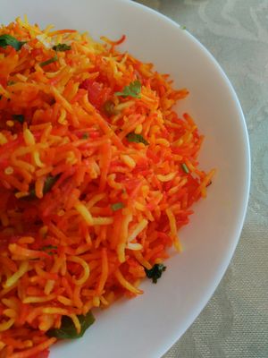 Onion Rice at Jai Mata Di in Tenerife