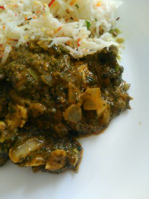 Soya Spinach at Jai Mata Di in Tenerife