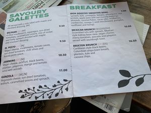 Menu  at Pipoca Vegan in South West London
