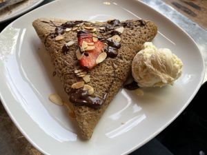 sweet crepe  at Pipoca Vegan in South West London