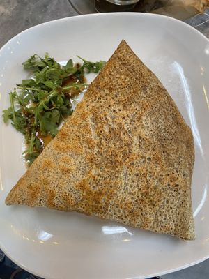 El Pesto galette  at Pipoca Vegan in South West London