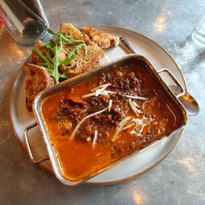 Lasagne at Pipoca Vegan in South West London