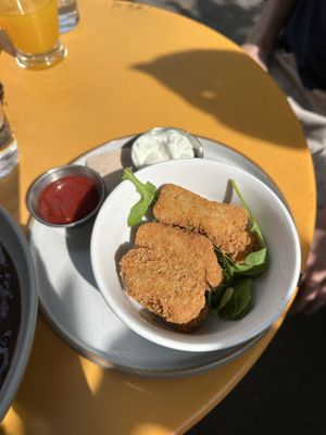 ‘Chicken’ nuggets  at Pipoca Vegan in South West London