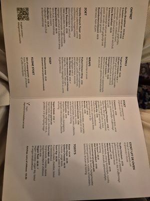 Menu dec 2024 at Stoet in Enschede