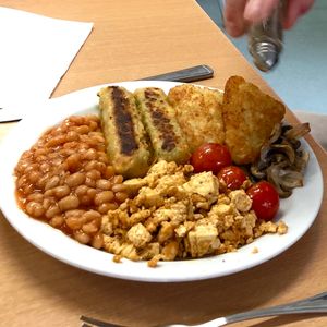 Full vegan breakfast  at Tanglewood Veggie Cafe - Maybe closed in Cardiff